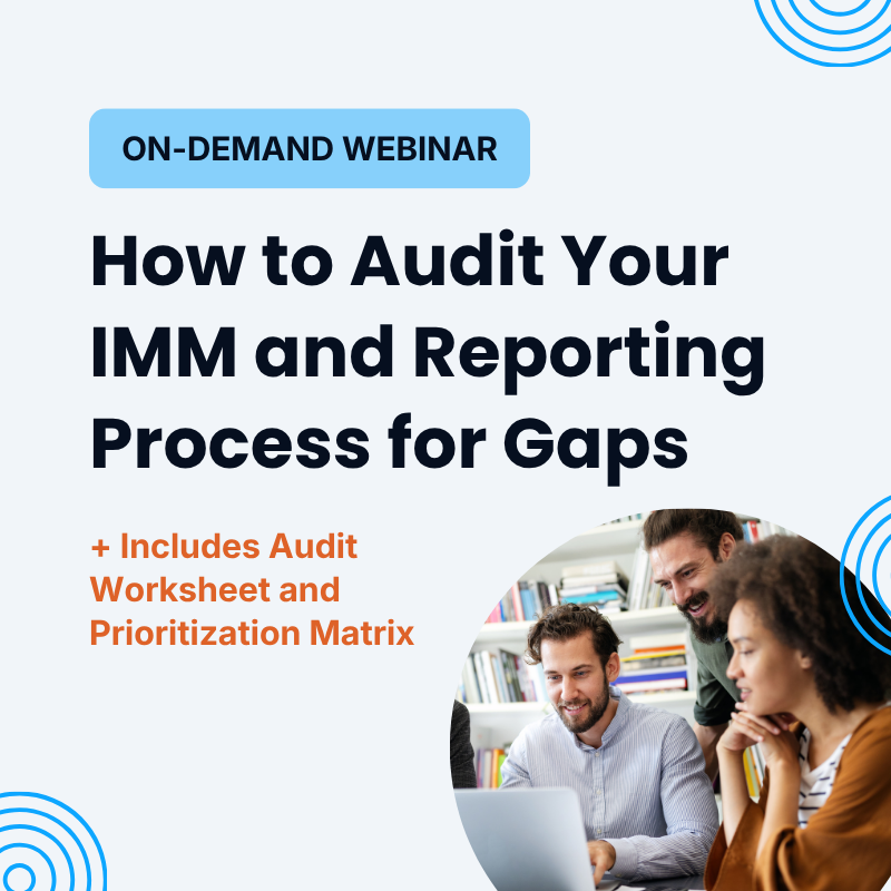 Audit your Reporting Process Webinar - On demand
