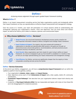 Define+ One Pager Preview