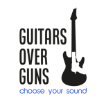 Guitars over guns logo