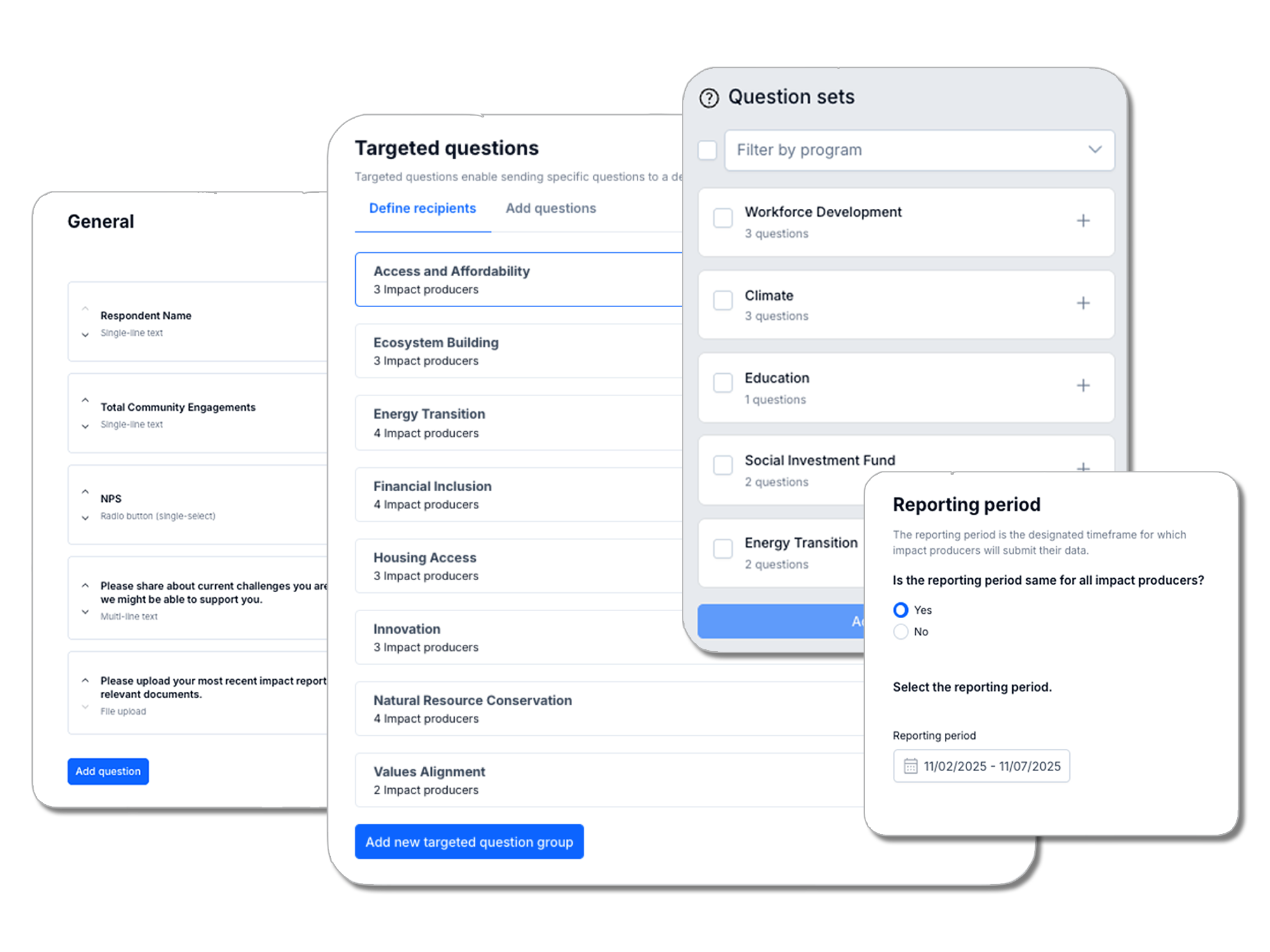 Impact Reporting - Multi screen