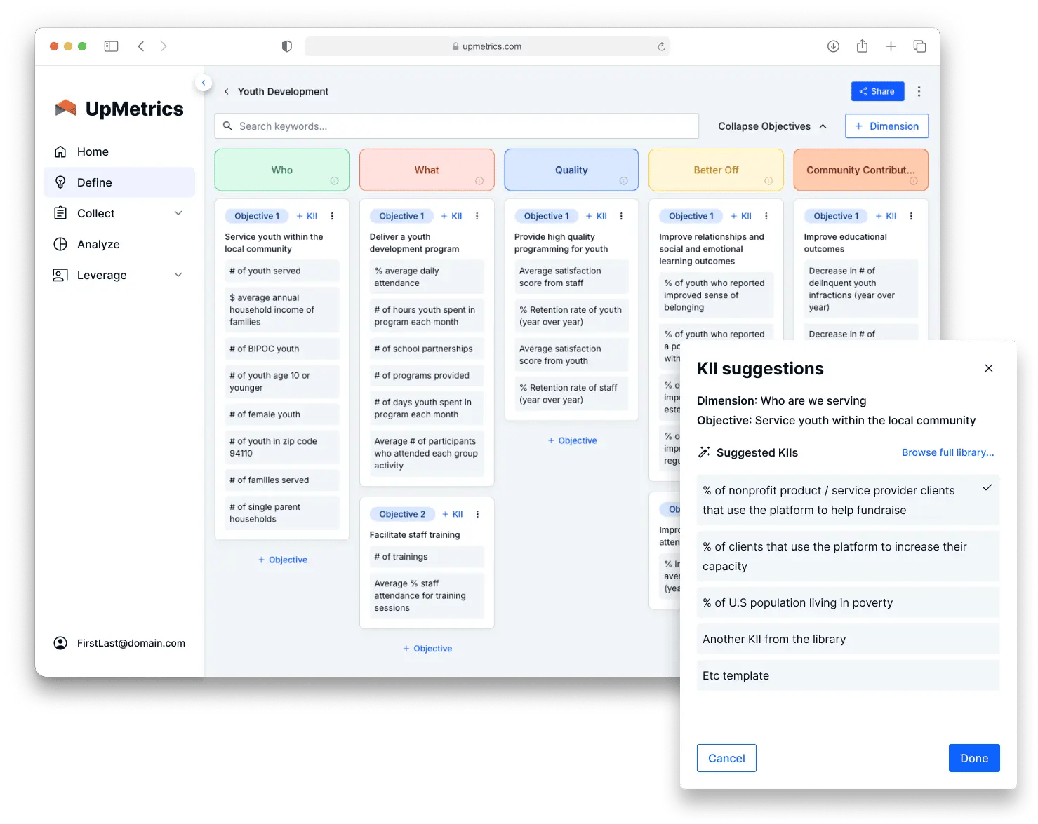 Nonprofit Impact Measurement_Product Markup