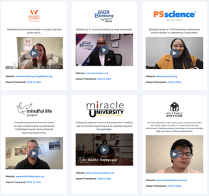 Social Impact showcase page