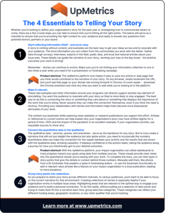 Tipsheet - Telling your Story_cover