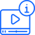 icon - video play learn 128