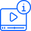icon - video play learn 128