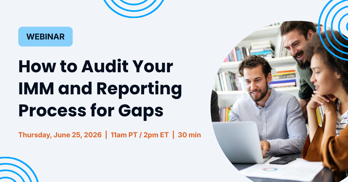 Audit your Reporting Process Webinar - June 25